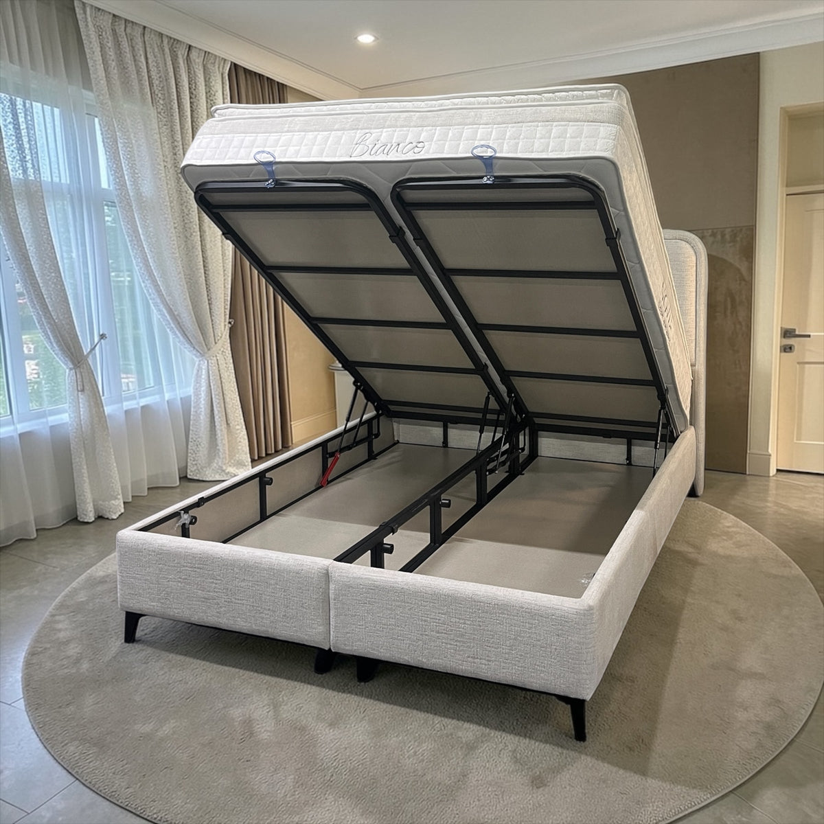 NOWA Bianco Opbergboxspring 7-zones