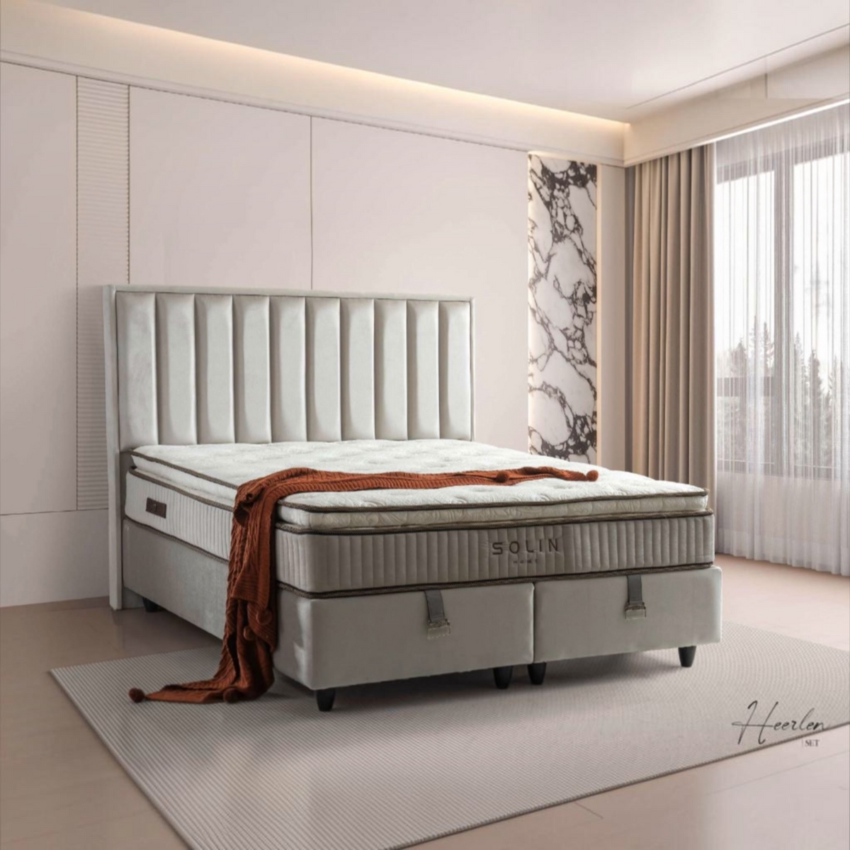 Boxspring Heerlen met Emma Original Matras