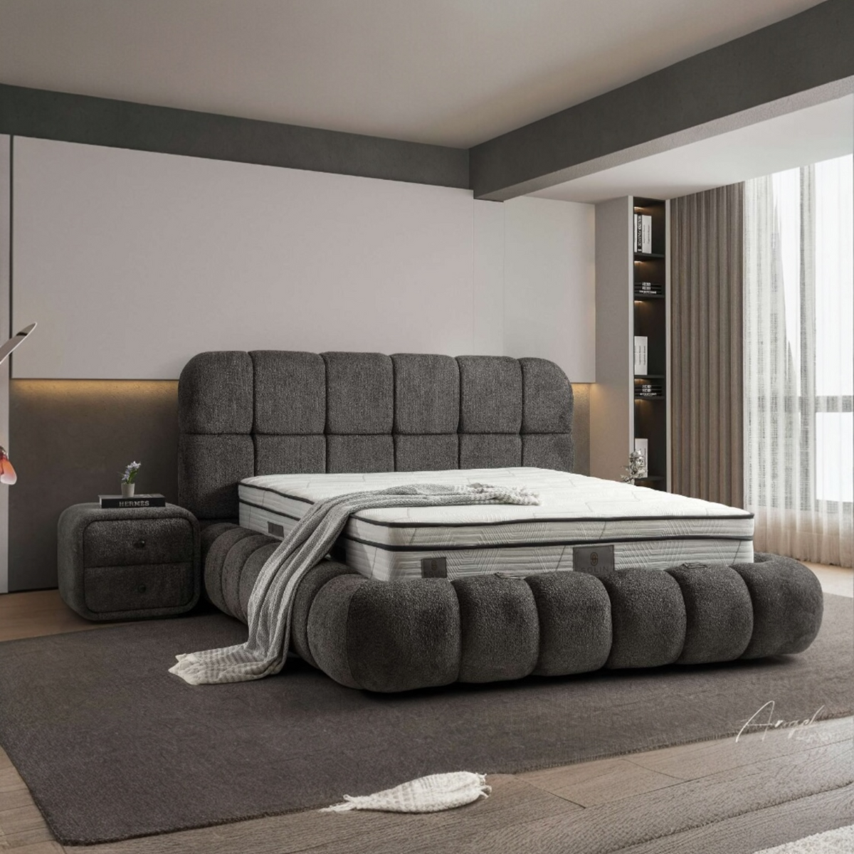 Japandi Style Boxspring Angel met Emma Matras!